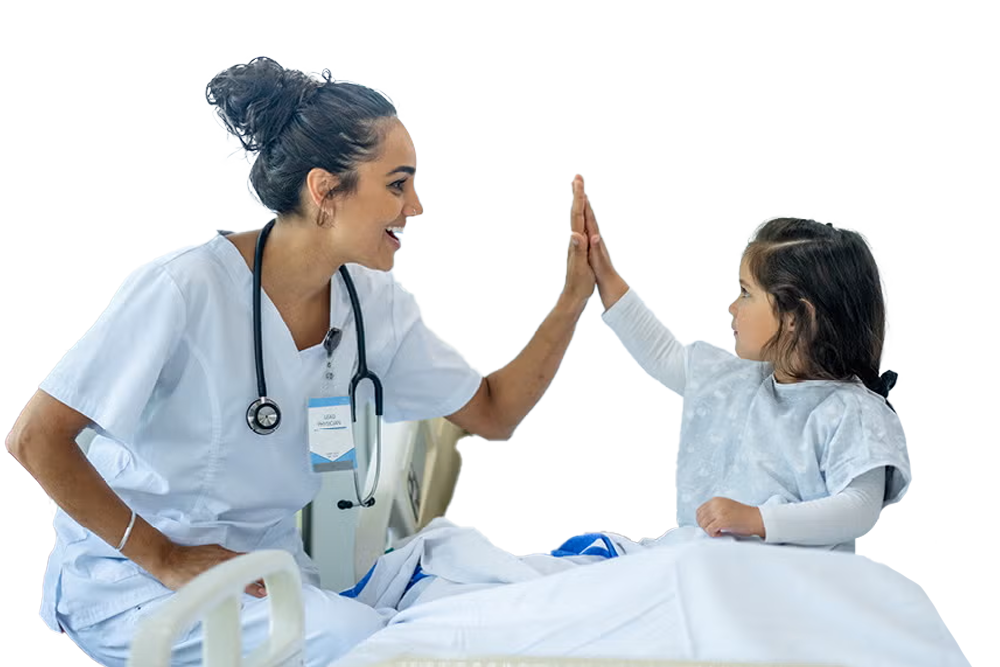 doctor and girl transparent